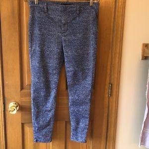 Tinsel Carmel Skinny Printed Pant, navy, size 29